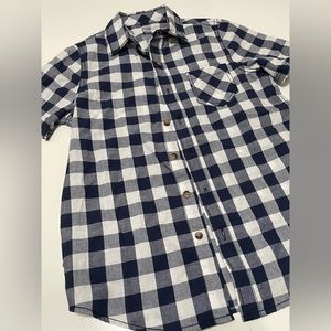 Boys Plaid Shirt M 10/12